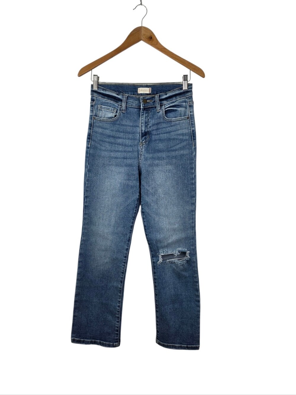 Altar'd State Distressed Straight Ankle Women's size 27 Denim Jeans High Rise‎